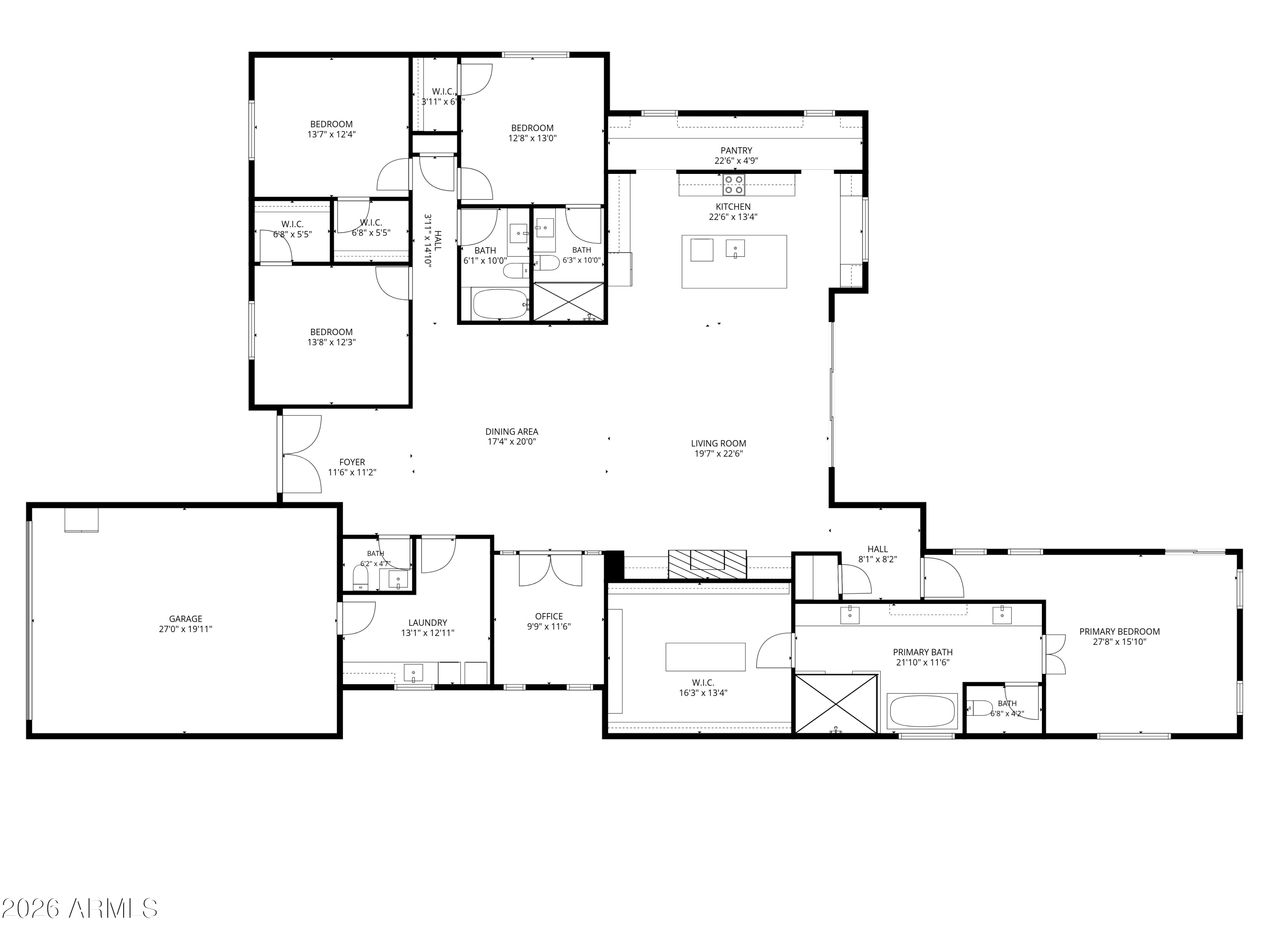 4035 East Osborn Road Phoenix, AZ 85018 - Photo 63 of 63 a picture of floor plan