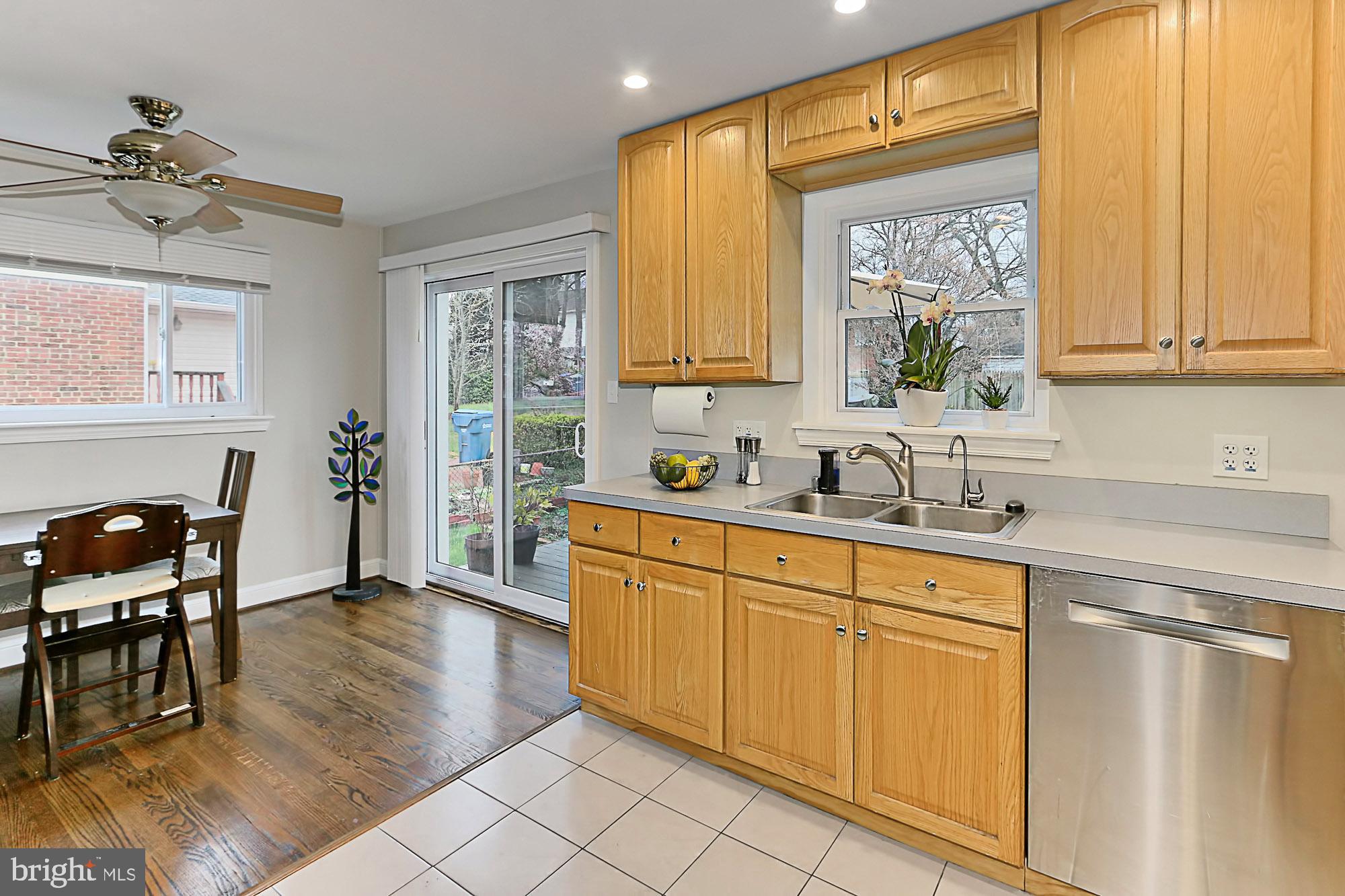 5906 Craig Street Springfield, VA 22150 - Photo 16 of 54 Kitchen is open to the dining room