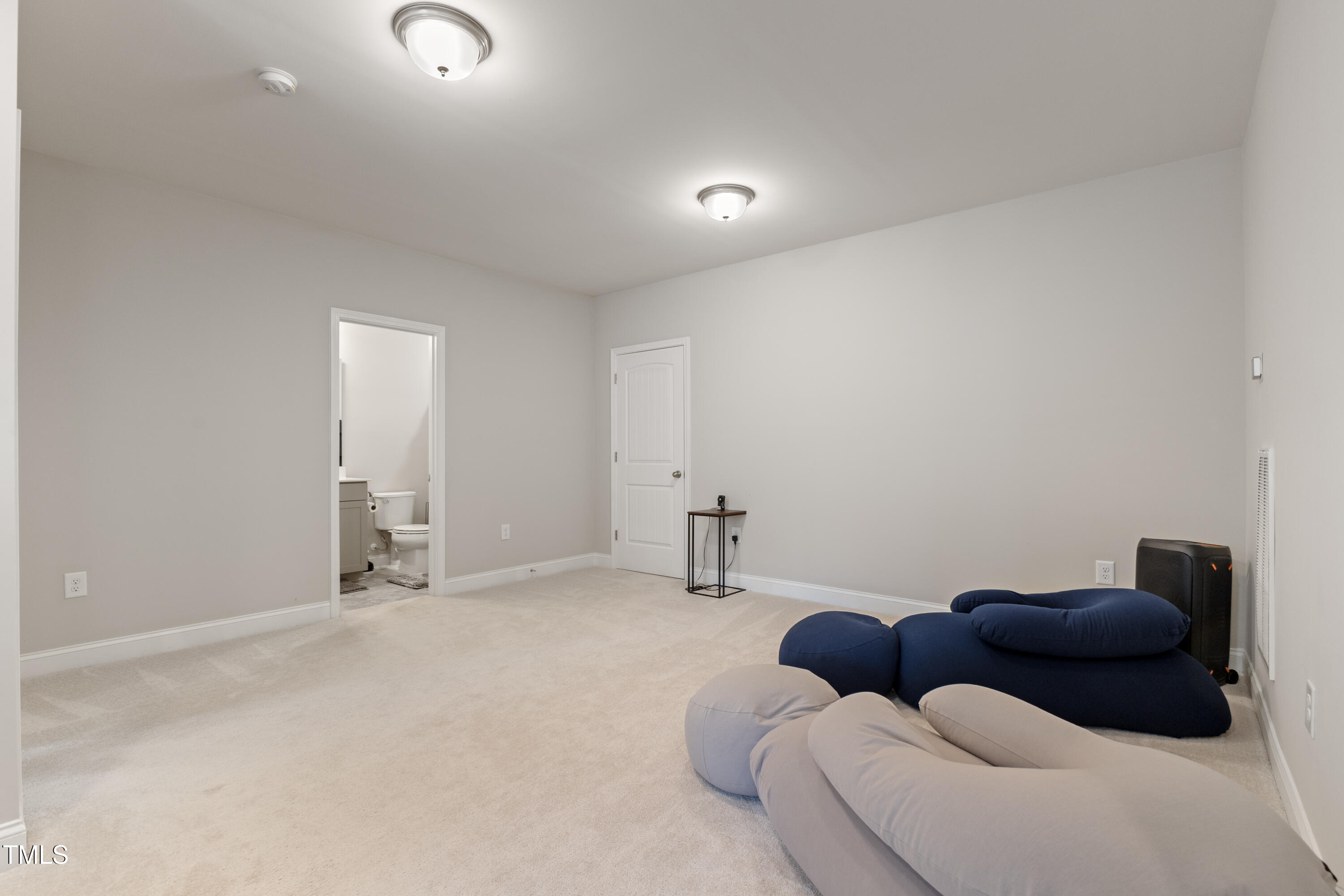 629 Newlyn Drive Raleigh, NC 27606 - Photo 29 of 39 Basement Recreation Area