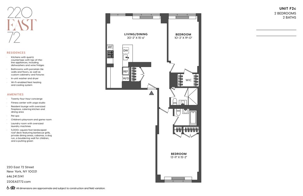 220 East 72nd Street, Unit 14FF4 Manhattan, NY 10021 - Photo 1 of 1 a picture of a floor plan