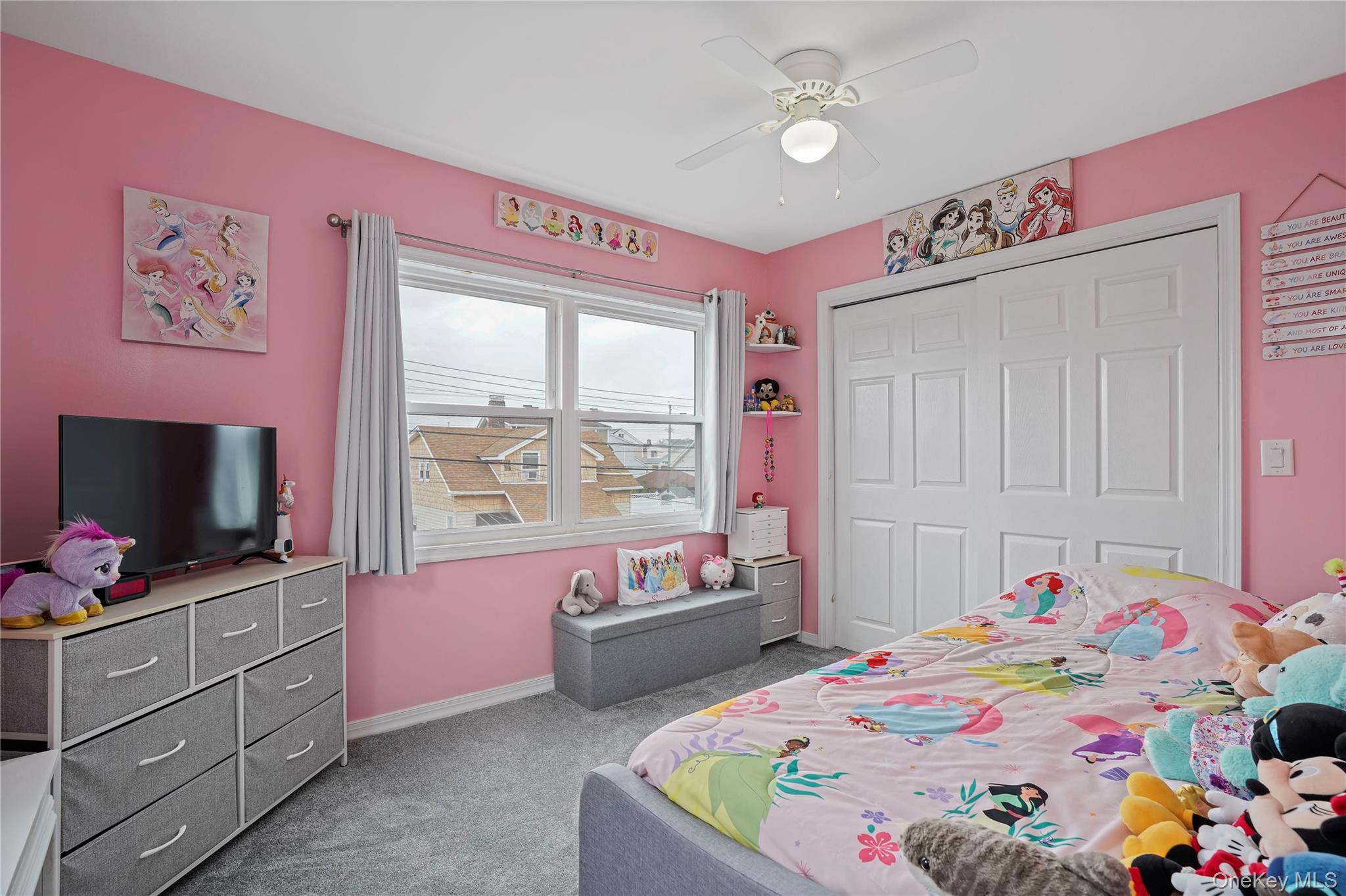 48 Gotham Avenue Brooklyn, NY 11229 - Photo 19 of 38 a bedroom with furniture and a flat screen tv