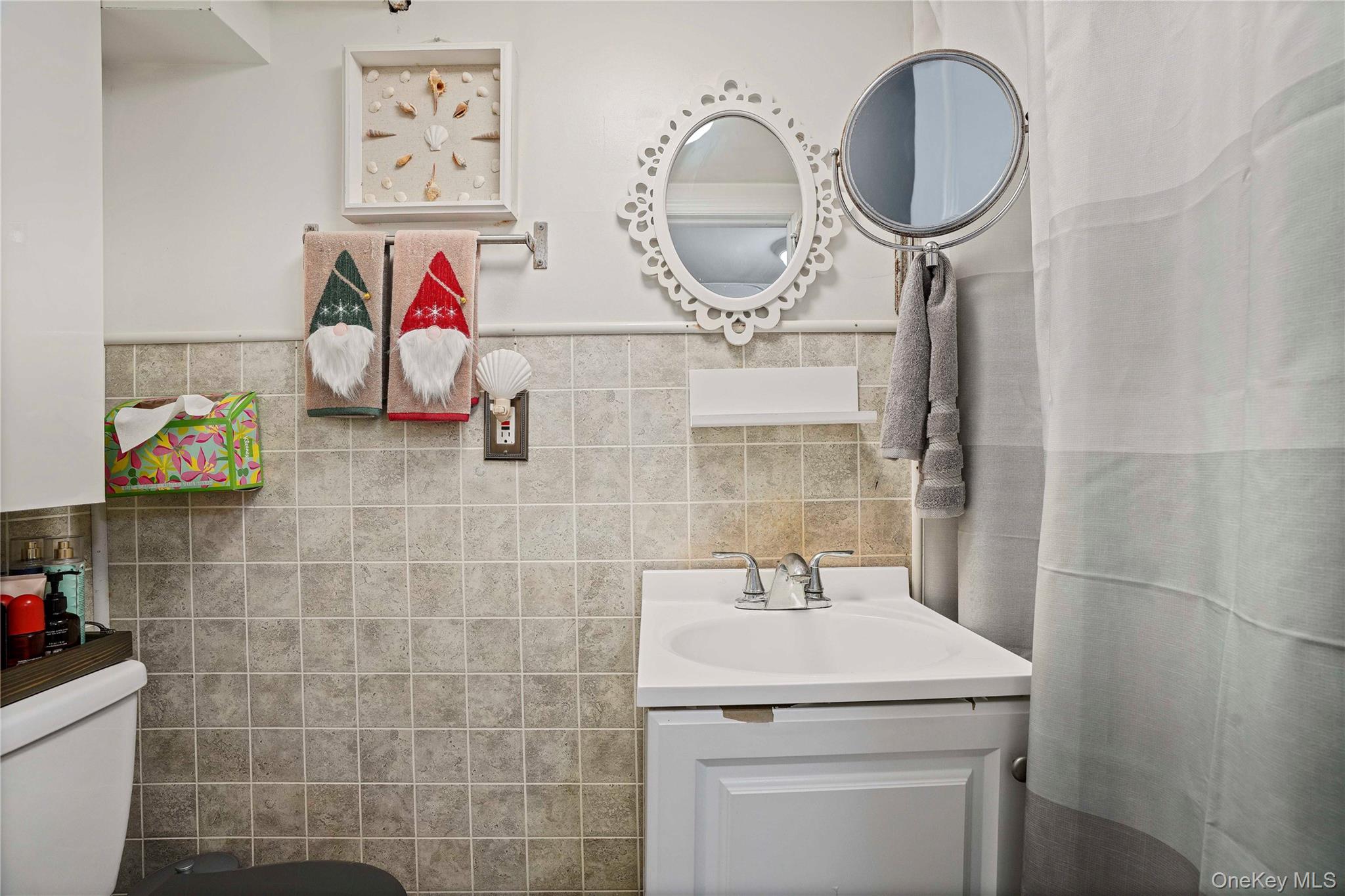 48 Gotham Avenue Brooklyn, NY 11229 - Photo 30 of 38 a bathroom with a sink mirror vanity and toilet
