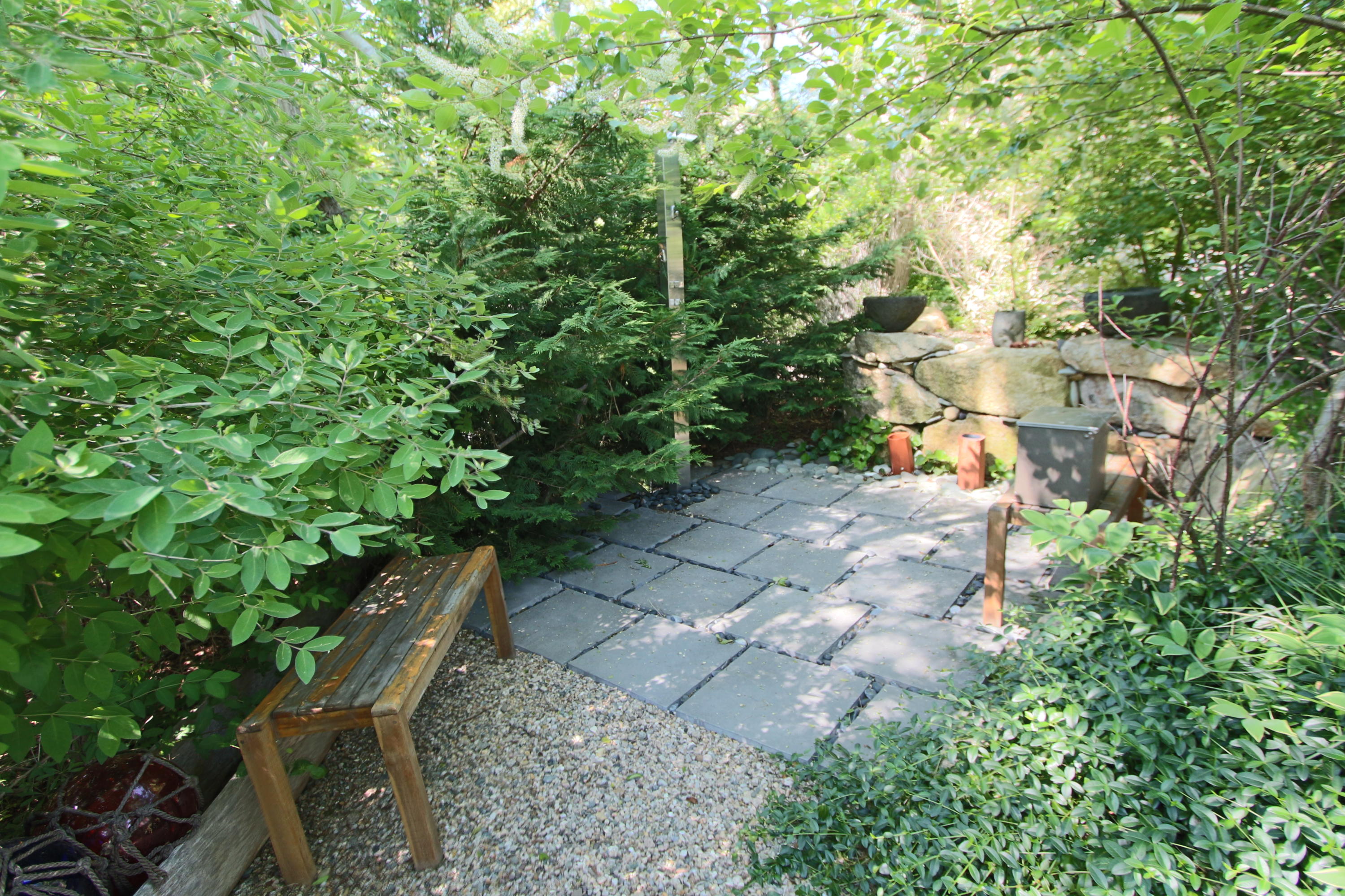 2 Katharine Road Truro, MA 02666 - Photo 39 of 60 a view of a yard with plants and large trees