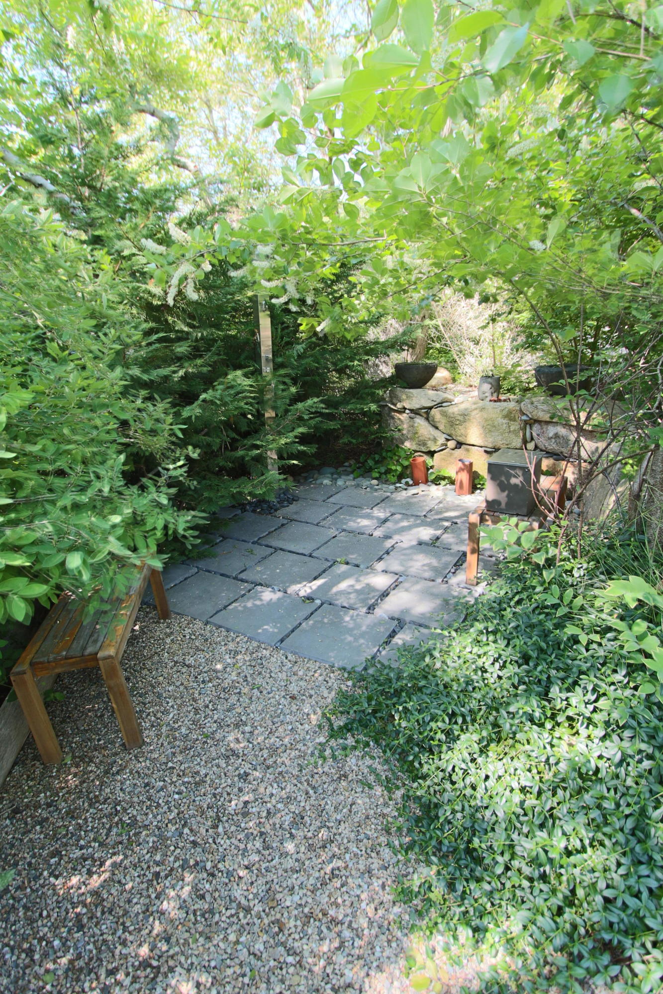 2 Katharine Road Truro, MA 02666 - Photo 40 of 60 a view of a yard with plants and large trees