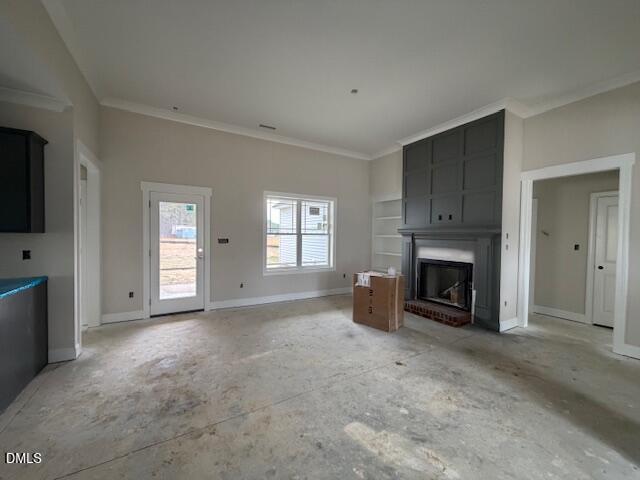 193 Big Pine Road Clayton, NC 27520 - Photo 6 of 15 a view of empty room with a fireplace