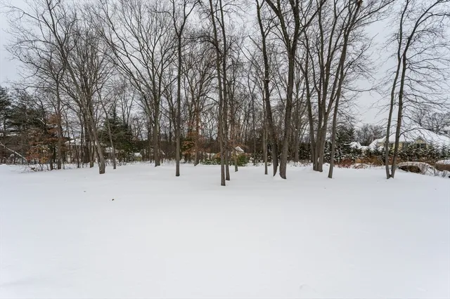 a view of road with covered with snow