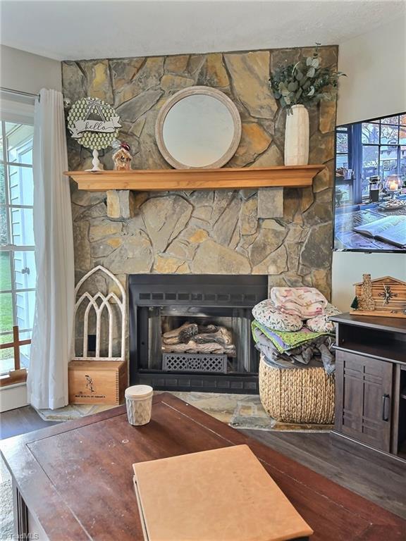 488 Kellwood Drive Extension Boone, NC 28607 - Photo 9 of 21 Cozy Corner Fireplace in Living Room