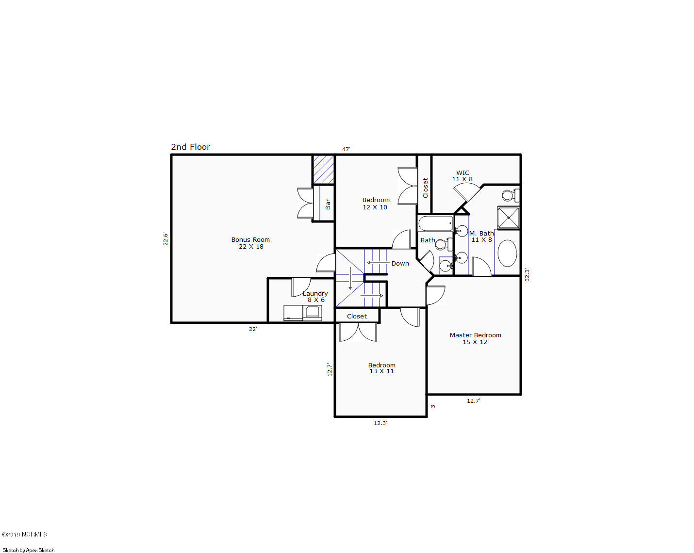 6432 Old Fort Road Wilmington, NC 28411 - Photo 34 of 34 11249 - 6432 Old Fort Road-2nd Floor