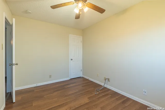 wooden floor in an empty room