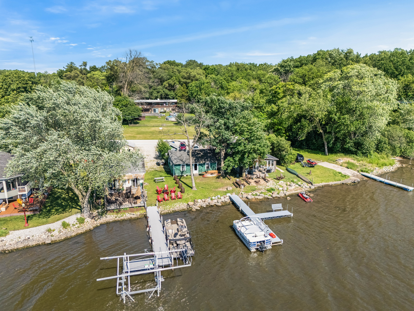 5-n092 Grove Avenue St. Charles, IL 60174 - Photo 16 of 20 an aerial view of a swimming pool with lounge chairs