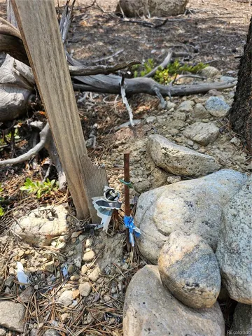 a view of an swimming pool and sunset
