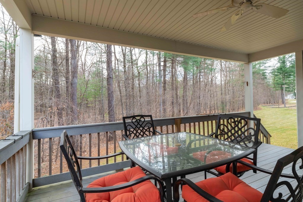 359 Main Street, Unit 15A Easthampton, MA 01027 - Photo 10 of 24 a view of a balcony with furniture