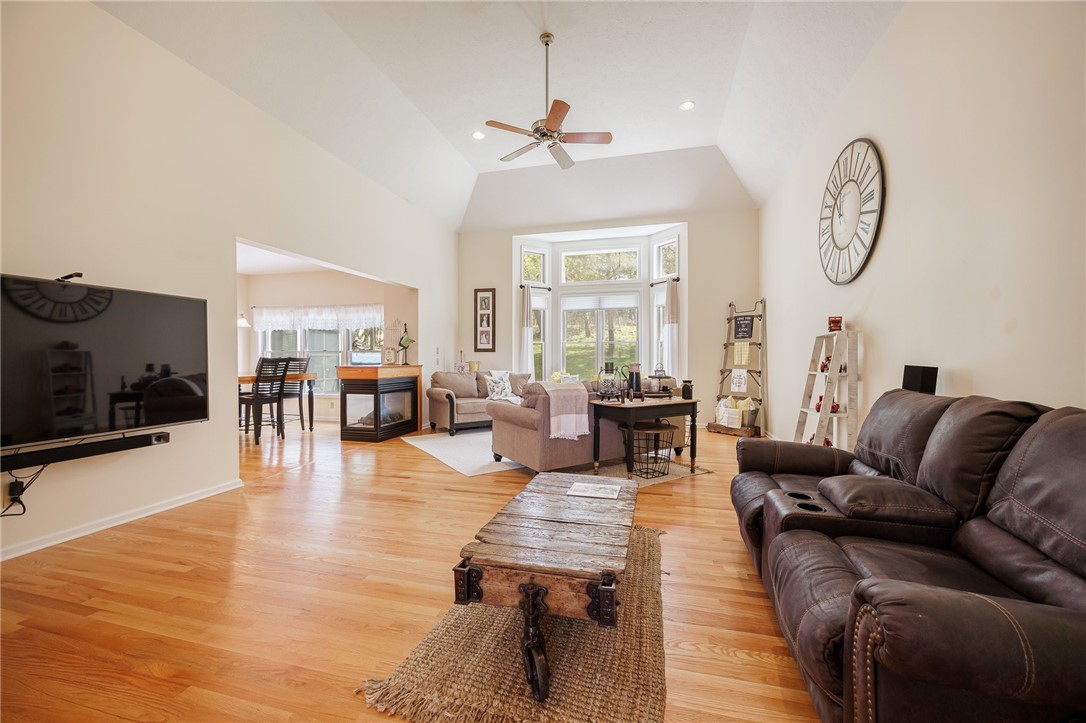 7638 Pine Tree Drive Victor, NY 14564 - Photo 17 of 50 A true great room with 20ft ceilings and an oversi