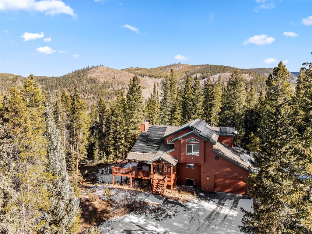 617 Moonstone Road Breckenridge, CO 80424 - Photo 20 of 21 a view of a house with a mountain