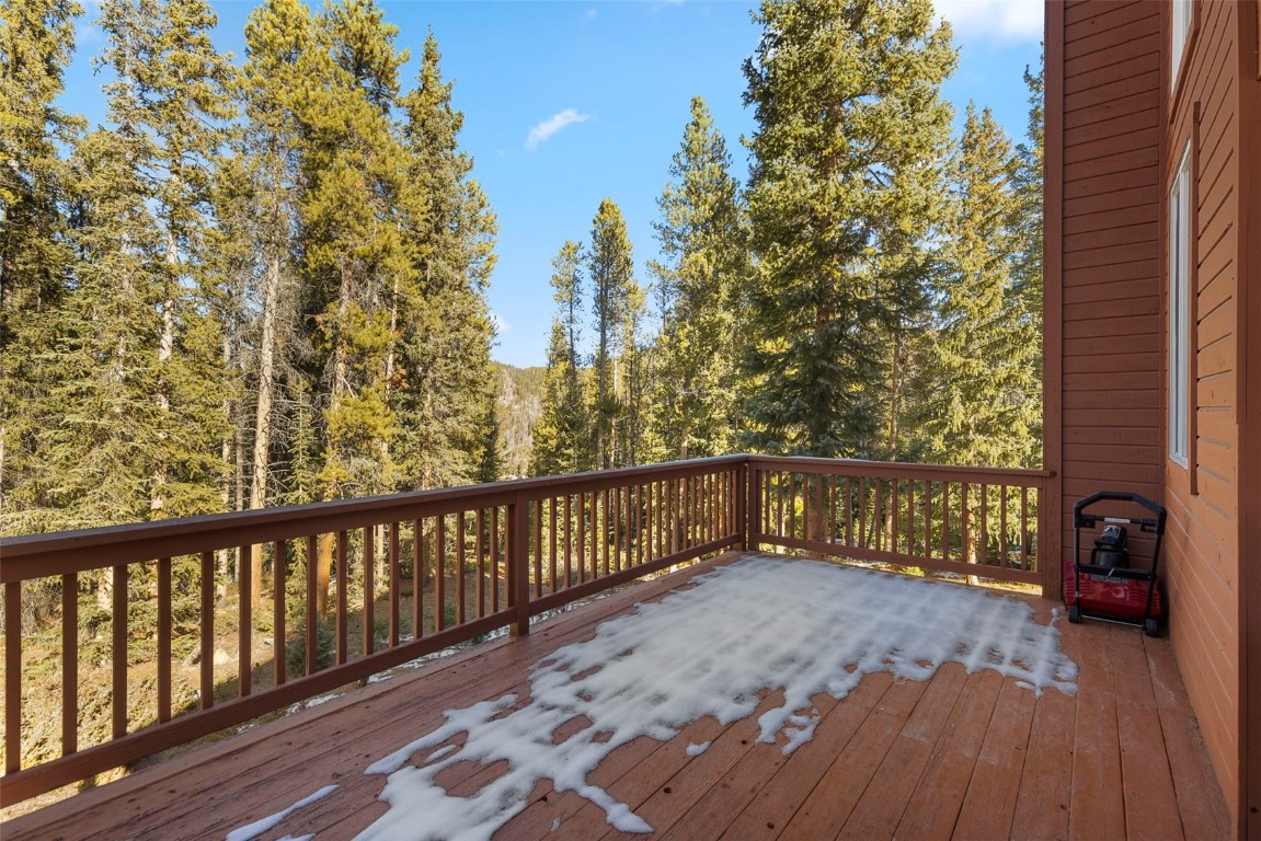 617 Moonstone Road Breckenridge, CO 80424 - Photo 7 of 21 a view of balcony with wooden floor