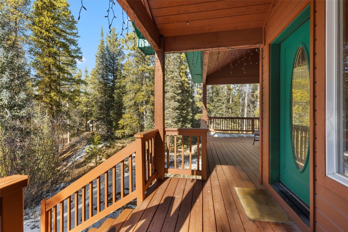 617 Moonstone Road Breckenridge, CO 80424 - Photo 9 of 21 a view of balcony with wooden floor