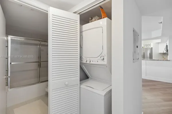 a view of washer and dryer