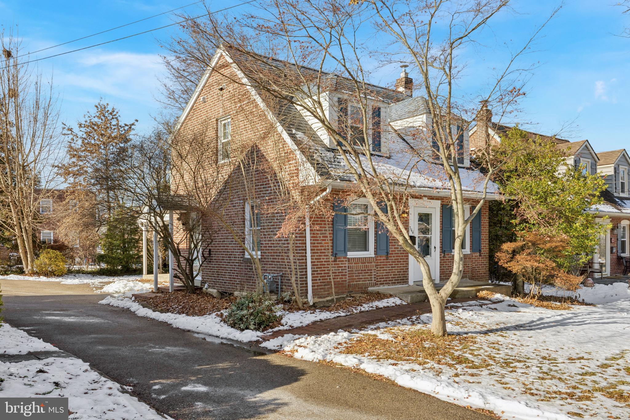 344 Inwood Road Ardmore, PA 19003 - Photo 2 of 16 a front view of a house with a yard