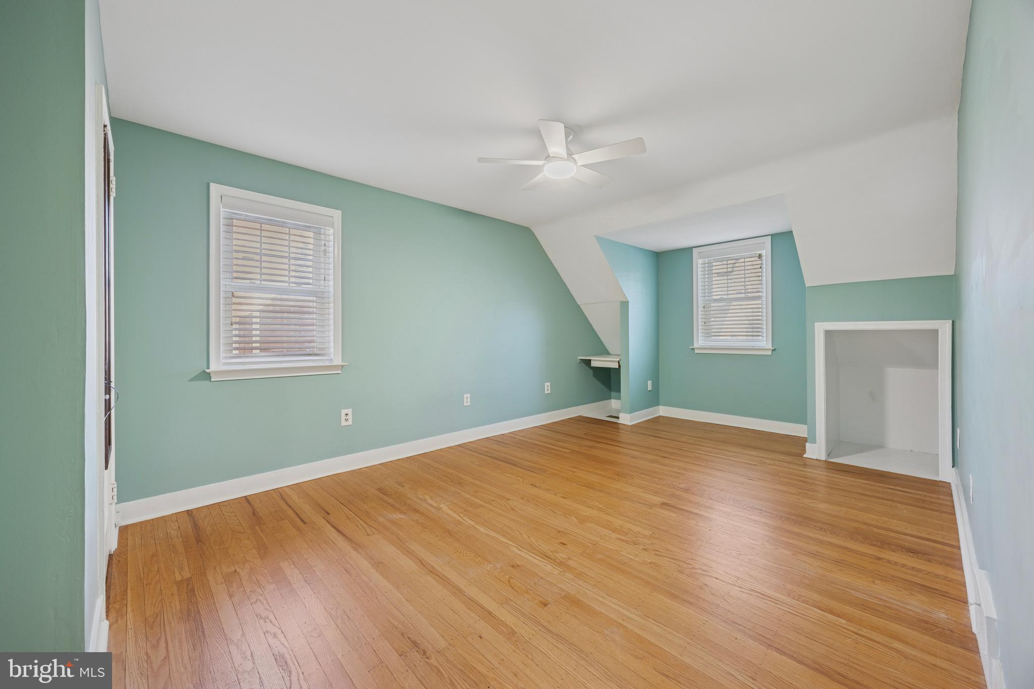 344 Inwood Road Ardmore, PA 19003 - Photo 10 of 16 a view of empty room with wooden floor and fan