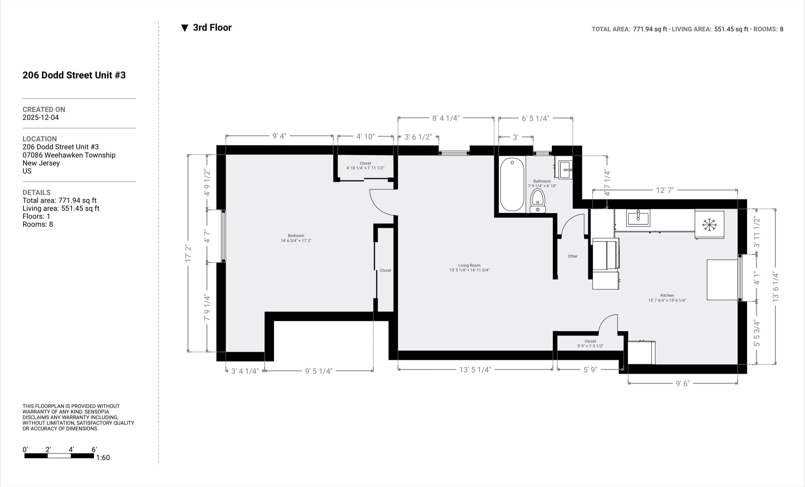 206 Dodd Street, Unit 3 Weehawken, NJ 07086 - Photo 18 of 18