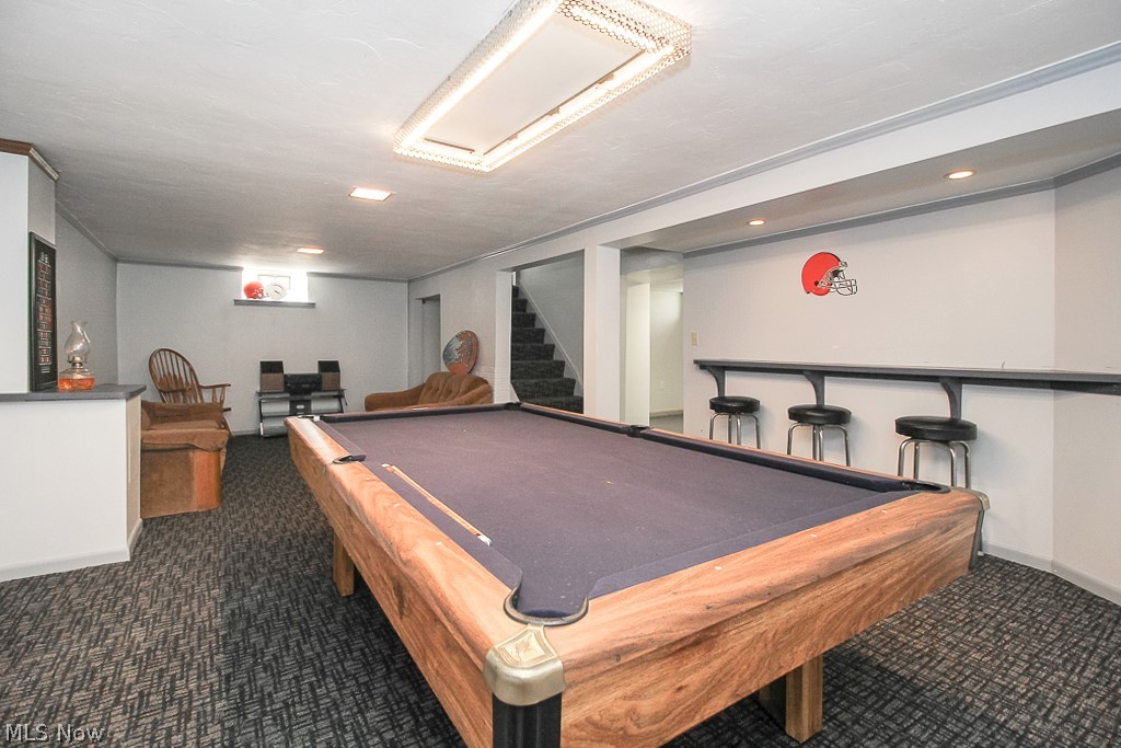 1328 Belrose Road Cleveland, OH 44124 - Photo 16 of 19 Pool table included for your entertaining delight.