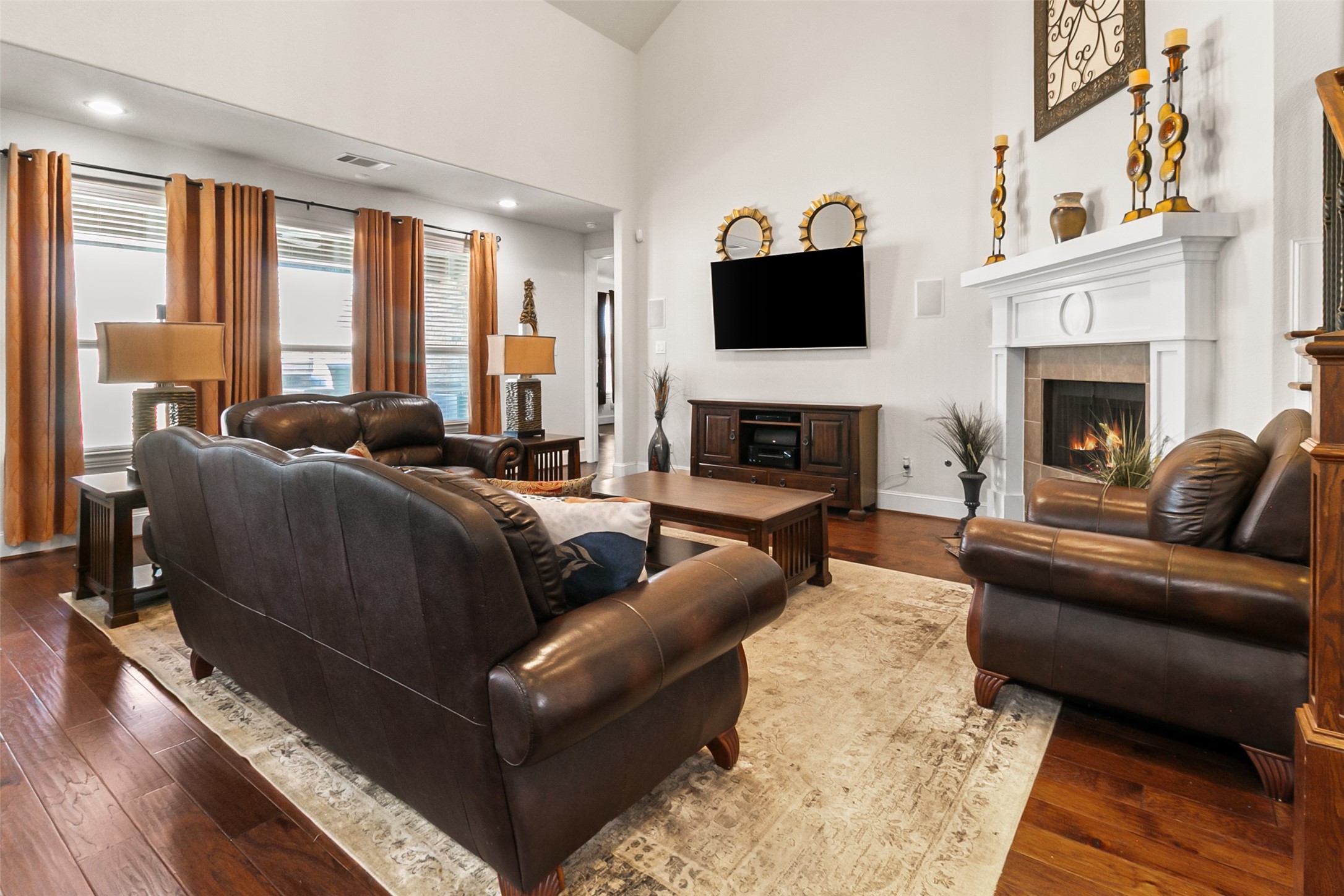 2735 Maple Oak Lane Manvel, TX 77578 - Photo 15 of 41 Cozy Fireplace