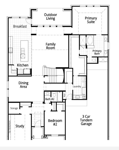 2735 Maple Oak Lane Manvel, TX 77578 - Photo 40 of 41 1st Floor - Floorplan