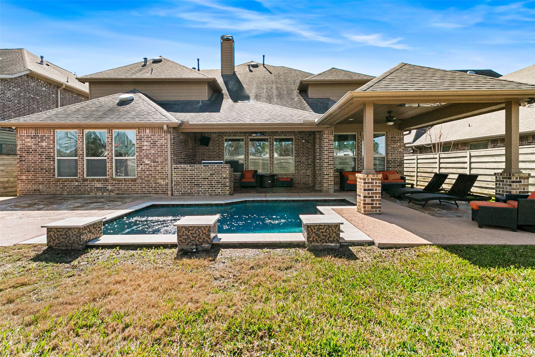 2735 Maple Oak Lane Manvel, TX 77578 - Photo 35 of 41 Relaxing Pool