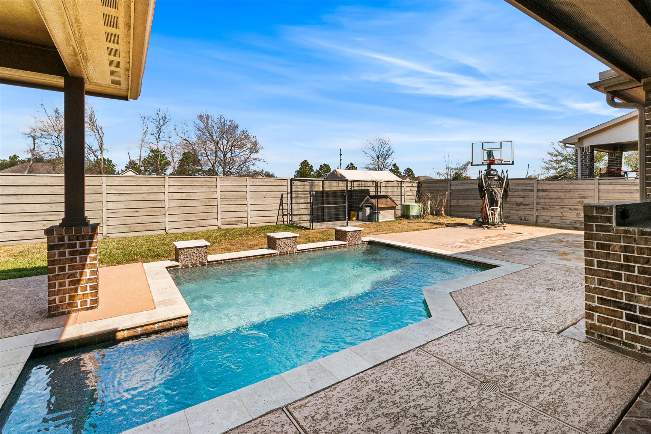 2735 Maple Oak Lane Manvel, TX 77578 - Photo 39 of 41 Private Backyard Retreat