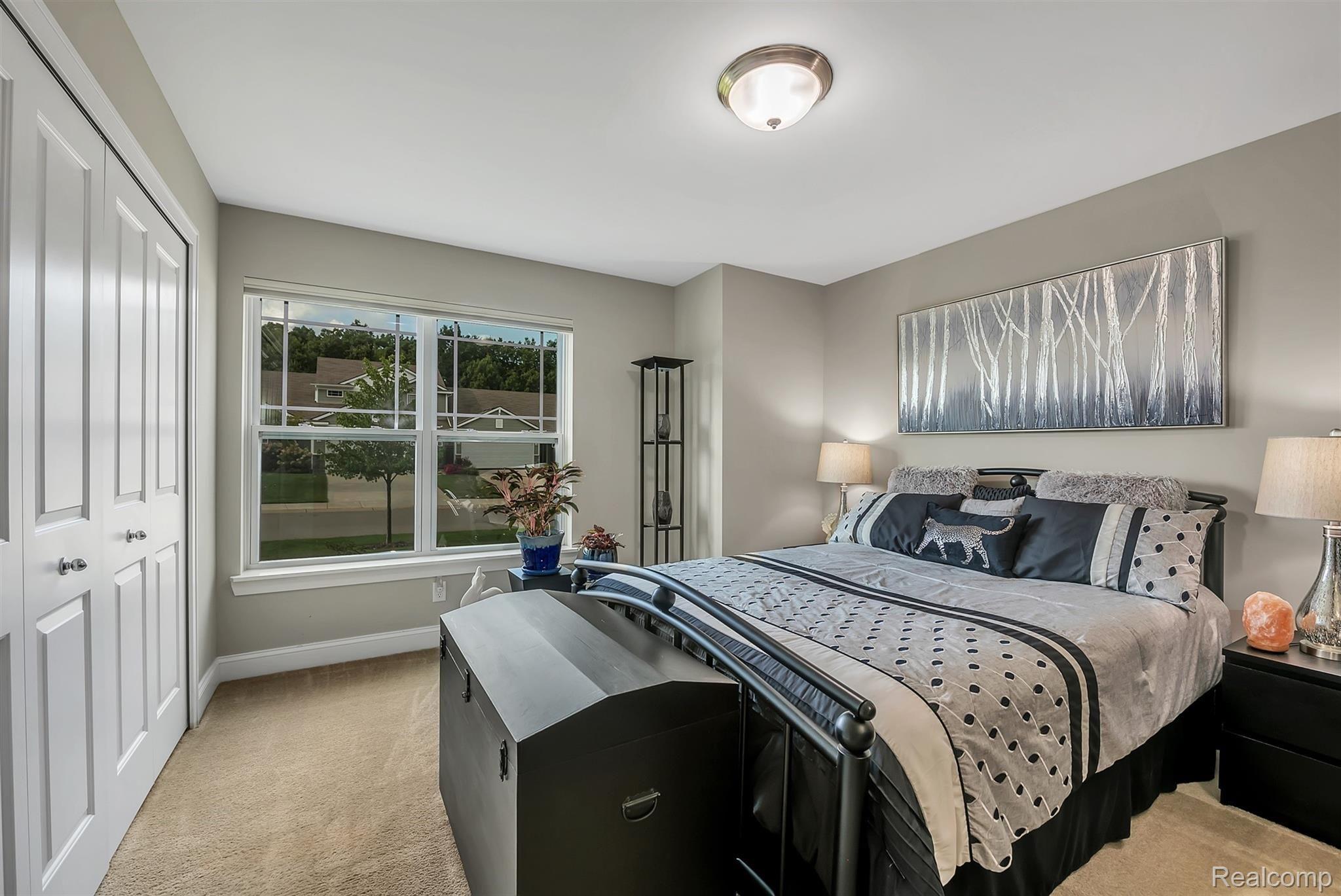 147 Sedum Road Howell, MI 48843 - Photo 14 of 34 2nd Bedroom with Large Closet is Light & Bright