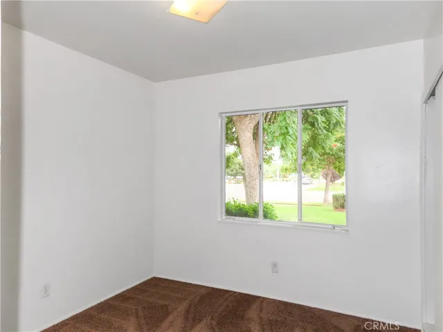 a view of a window in a room