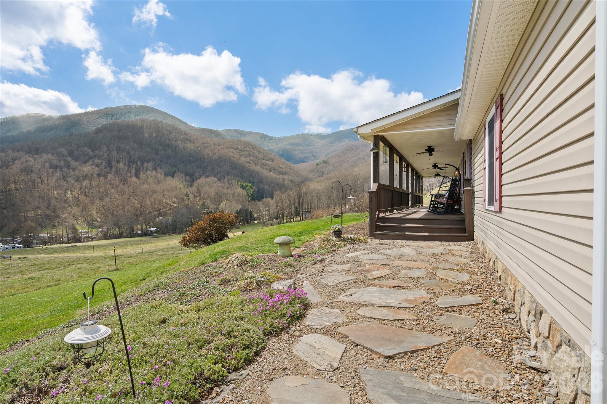 371 Ned Cove Road Waynesville, NC 28785 - Photo 5 of 44 a view of a backyard