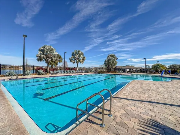 a view of a terrace with outdoor space