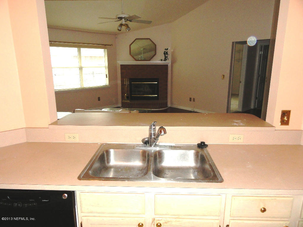 Kitchen open to the family room