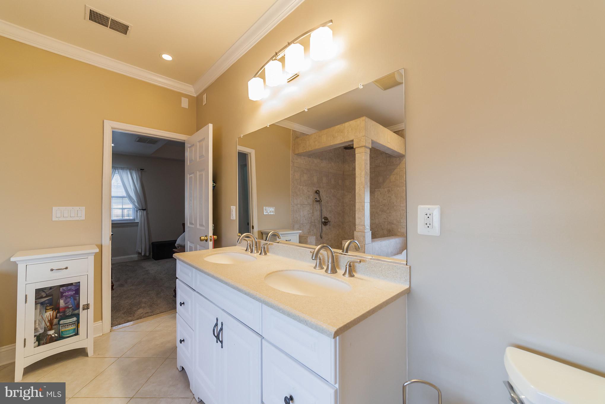 11704 Goodloe Road Silver Spring, MD 20906 - Photo 24 of 30 a bathroom with a sink vanity and a mirror