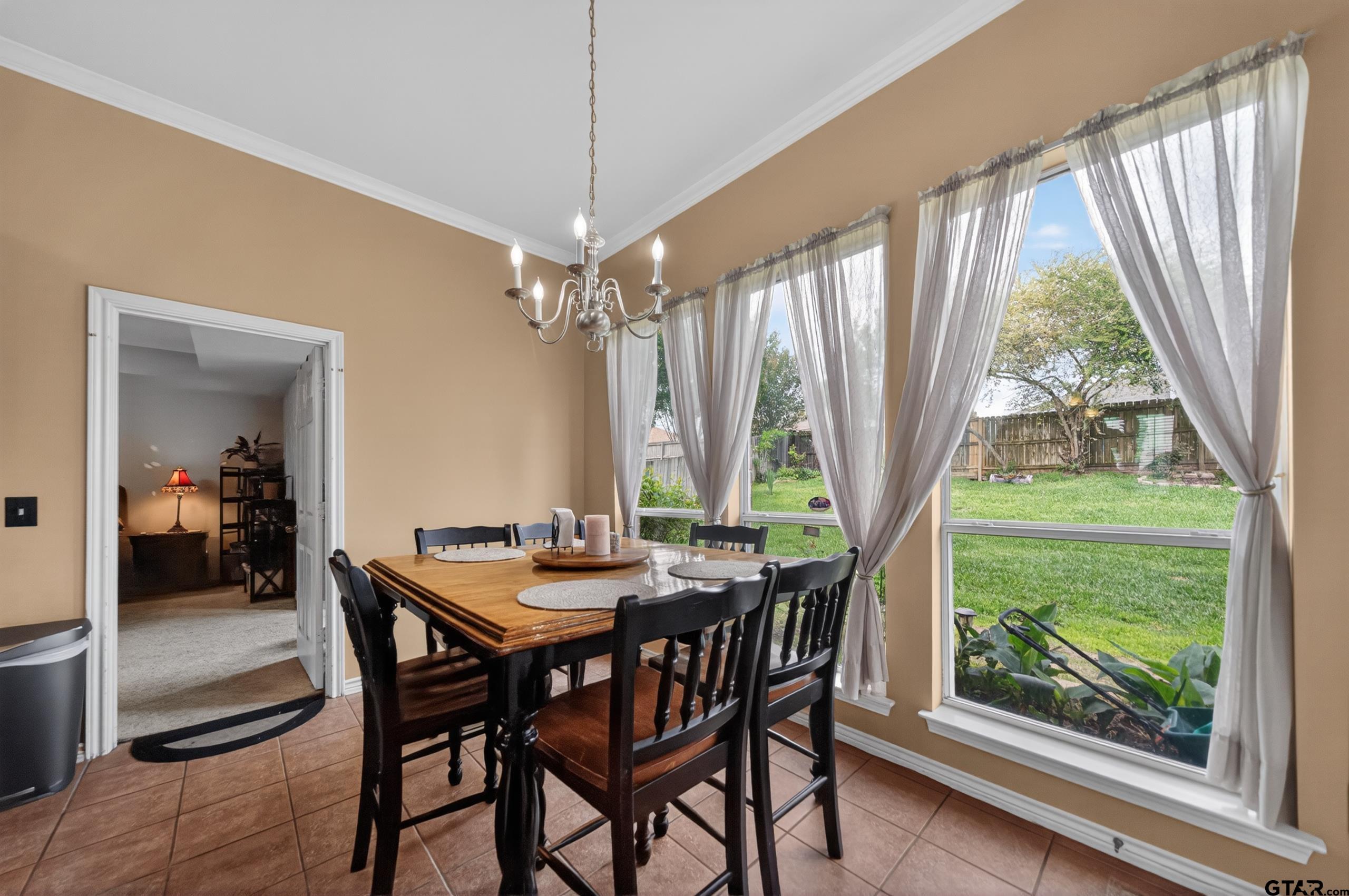 11274 Meadows Drive Flint, TX 75762 - Photo 6 of 43 a view of a dining room with furniture window and outside view