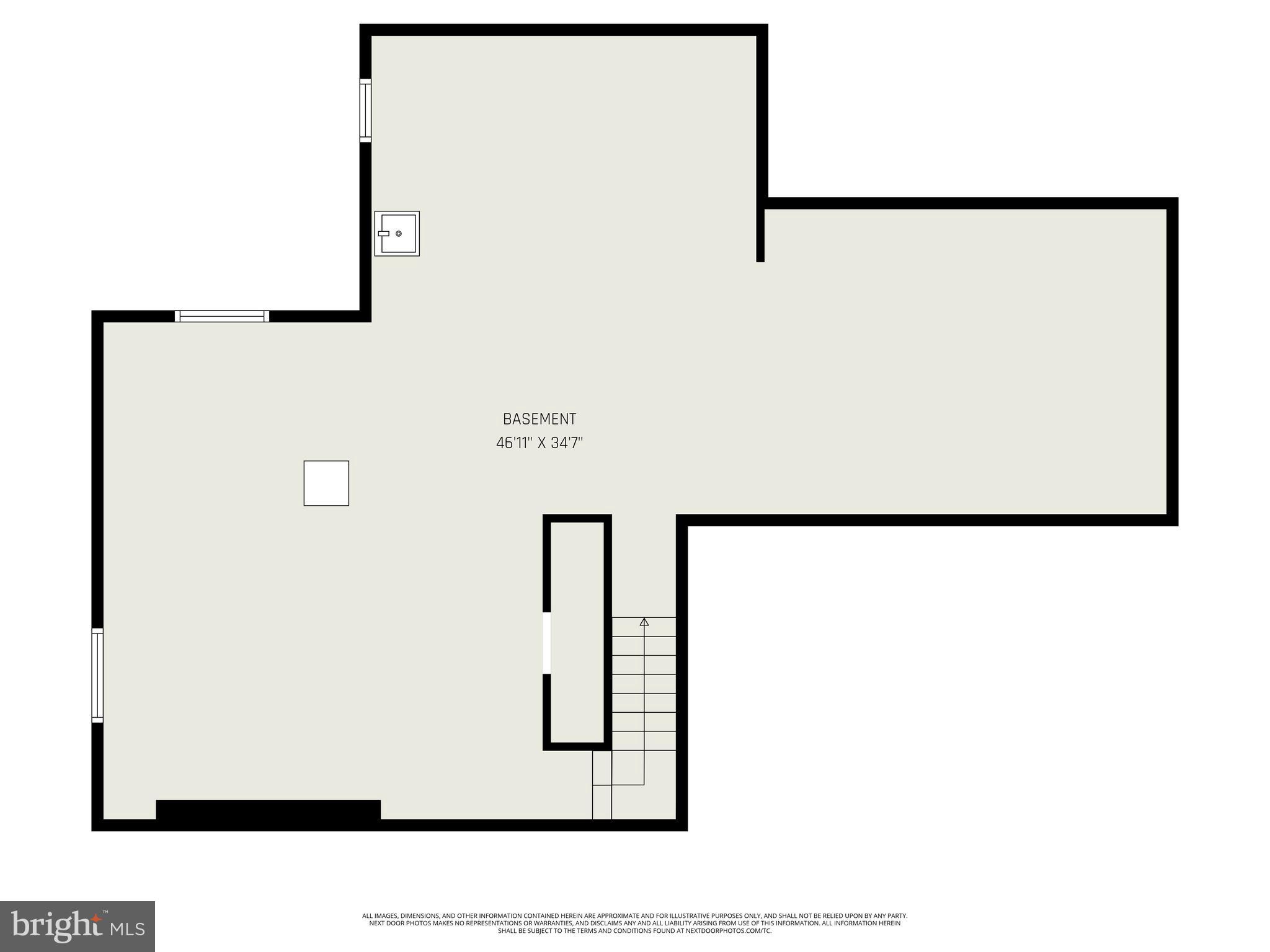 52 Arden Road North East, MD 21901 - Photo 44 of 44 Basement Floor Plan