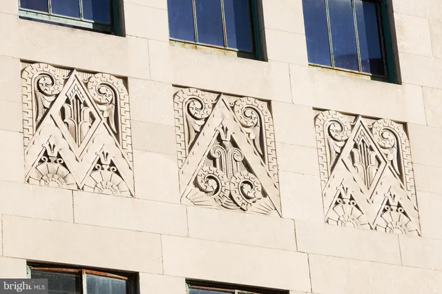 a front view of a building