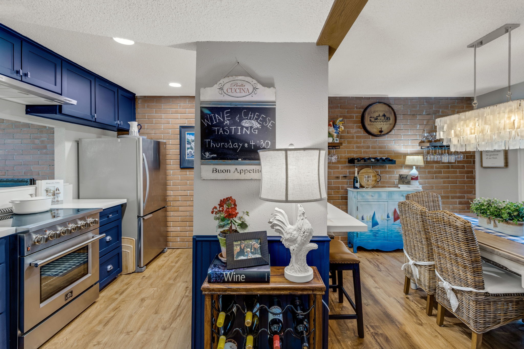 154 Villa Way Coldspring, TX 77331 - Photo 13 of 42 The kitchen and dining space is set up for entertaining or gatherings with family