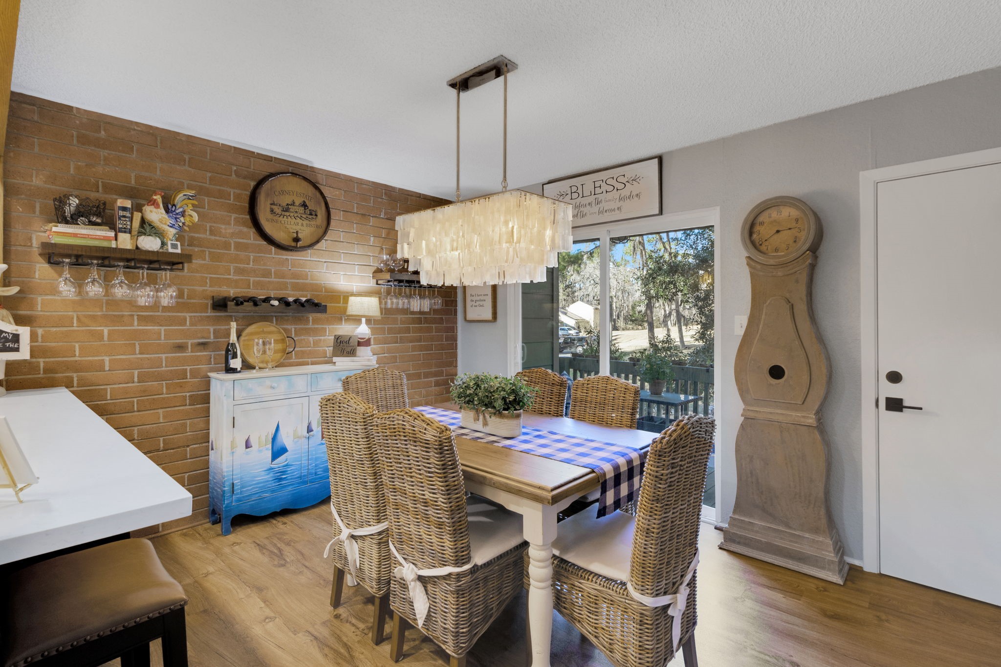 154 Villa Way Coldspring, TX 77331 - Photo 15 of 42 Great dining area with sliding doors leading to the front balcony
