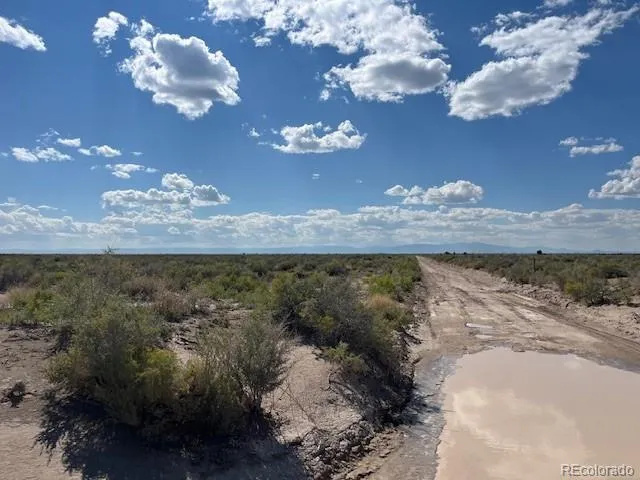a view of a lake with a mountain