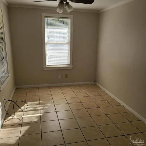 a view of a room and window