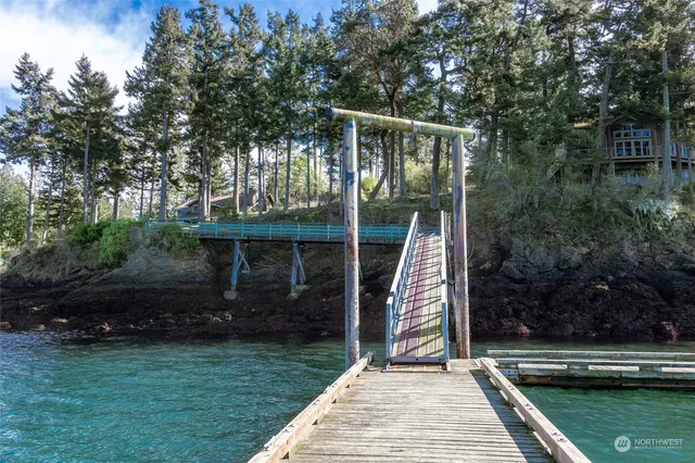 a view of a lake from a balcony