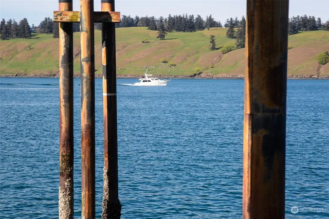 a view of a terrace with a chair