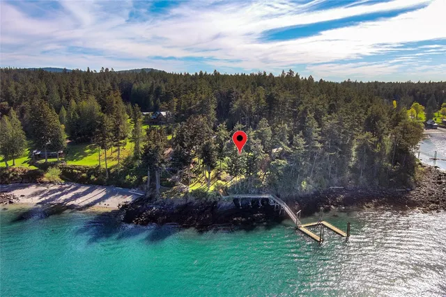 a view of a lake with a mountain