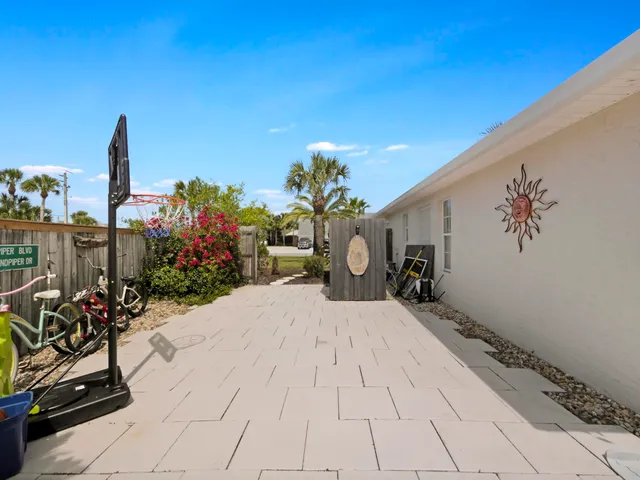 a view of a terrace with chairs