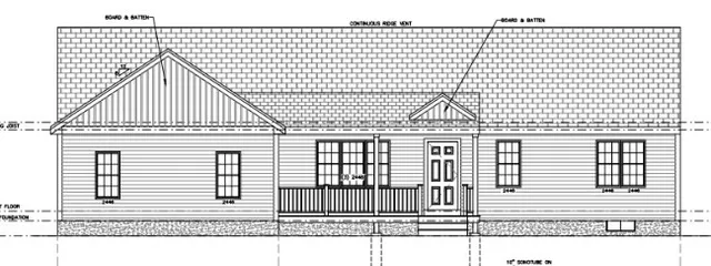 a view of a building from a windows