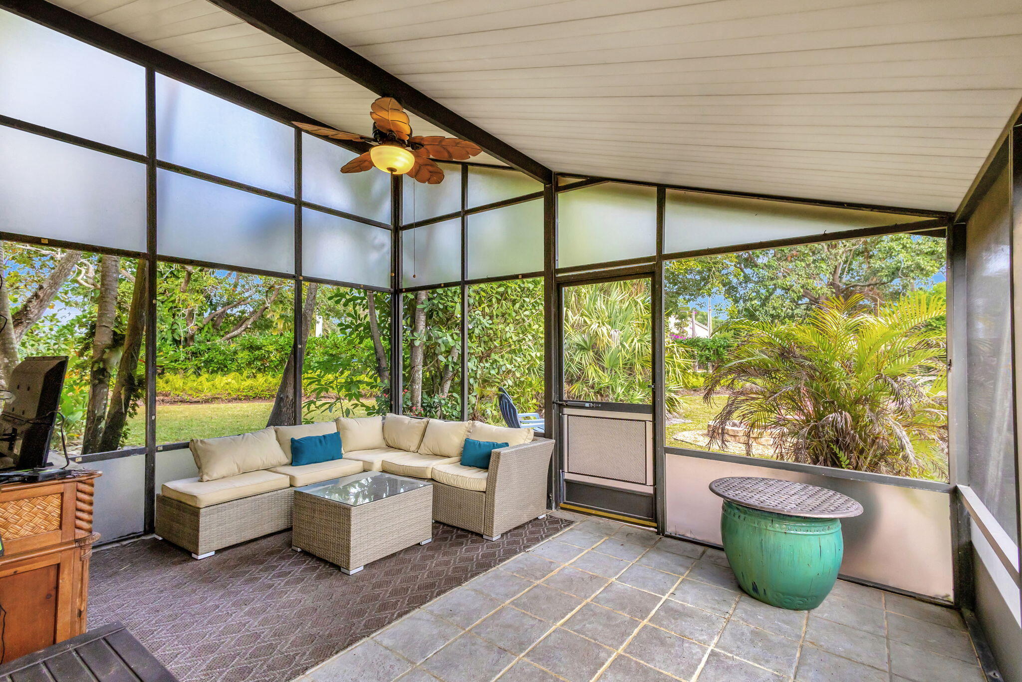9506 Southeast River Terrace Jupiter, FL 33469 - Photo 17 of 28 Screened Porch