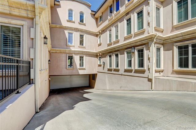 a view of parking garage