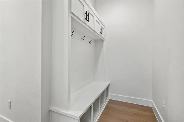 a view of an entryway with staircase